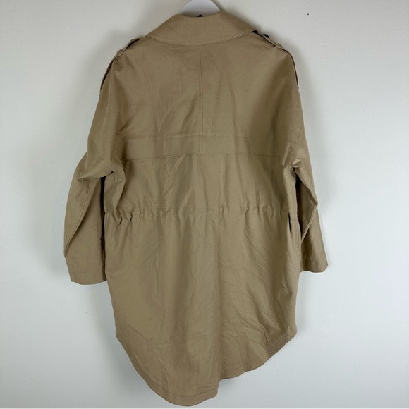 Maje Tan Trench Coat With Adjustable Waist - Picture 9 of 9